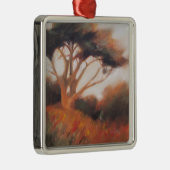 California Monterey Cypress Trees Silbernes Ornament (Rechts)