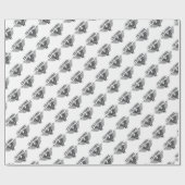 California Motorrad Wings Geschenkpapier (Flach)