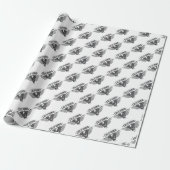 California Motorrad Wings Geschenkpapier (Ungerollt)