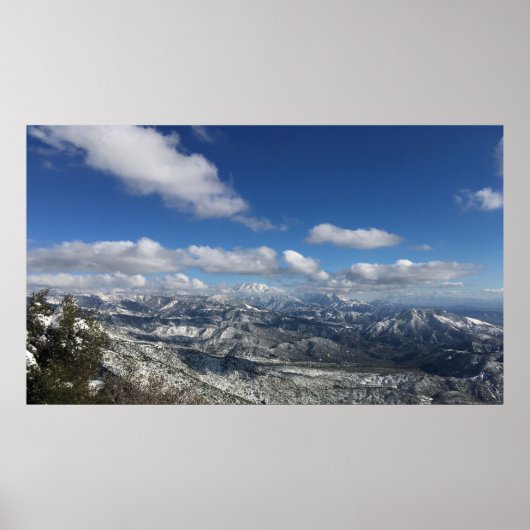 California Mountain Snow Poster (Vorne)
