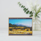 California Mountains Landschaft Landschaftlich Far Postkarte (Stehend Vorderseite)