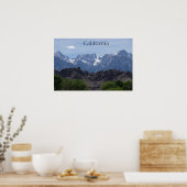 California Mountains Poster (Küche)