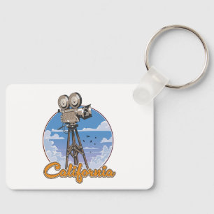 California Movie Camera Schlüsselanhänger