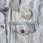 California Muscheln Lighthouse Button (Beispiel)