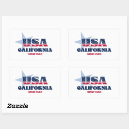 California My Zuhause Staat Sticker