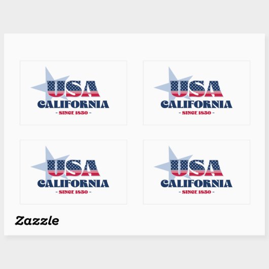 California My Zuhause Staat Sticker (Blatt)