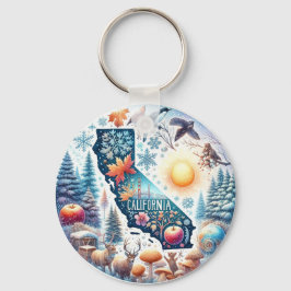 California Nature Winter Schlüsselanhänger