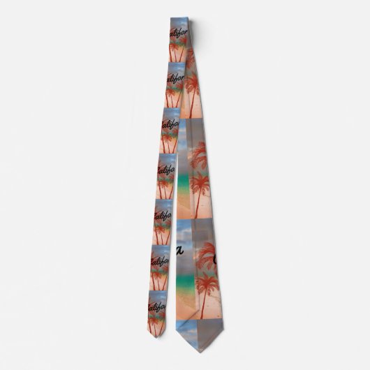 California Necktie Krawatte (Rückseite)