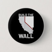 California Nevada Build The Wall Ca Nv  Button (Vorderseite)