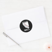 California Nevada Build The Wall Ca Nv Runder Aufkleber (Umschlag)