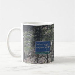 California-Nevada Staat Line Tasse