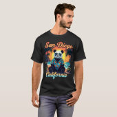 California New Year 2025 Family Trip Vaction Panda T-Shirt (Vorne ganz)
