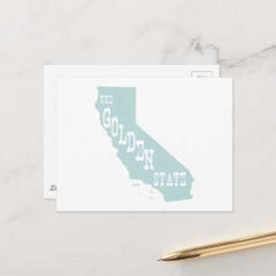California Nickname Der goldene Staat Kalifornien Postkarte