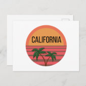 California Niedlich Design Geschenkideen Sunset Pa Postkarte (Vorne/Hinten)