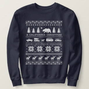 California Niedlich Ugi Weihnachtsfeiertag Sweatsh Sweatshirt