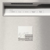 California North Side Davis und Front Magnet (In Situ (Geschirrspüler))