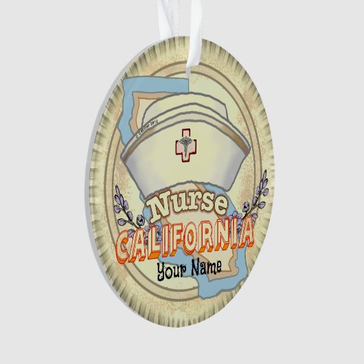 California Nurse Ornament (Vorderseite)