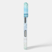 California Ocean Beach Foto Blue Gold Confetti Case-Mate iPhone Hülle (Rückseite / Rechts)