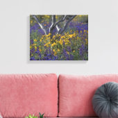 California Ojai Lupine & Poppies Aquarellfarben Le Leinwanddruck (Insitu (Wohnzimmer))