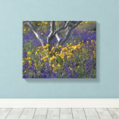California Ojai Lupine & Poppies Aquarellfarben Le Leinwanddruck (Insitu (Holzboden))