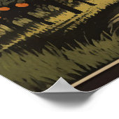 California Orange Groves - Old Hollywood - Reisen Poster (Ecke)