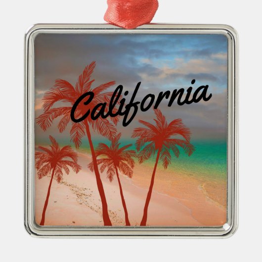 California Ornament Aus Metall (Vorne)