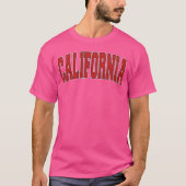 California Pa Pennsylvania Varsity Style Usa Sport T-Shirt (Vorderseite)