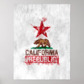California Painterly Republic Poster (Vorne)