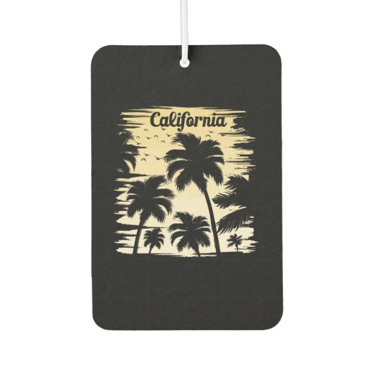 California Palm Tree Autolufterfrischer (Vorderseite)