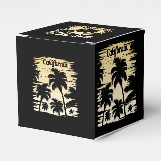 California Palm Tree Geschenkschachtel (Vorderseite)