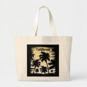California Palm Tree Jumbo Stoffbeutel (Vorne)