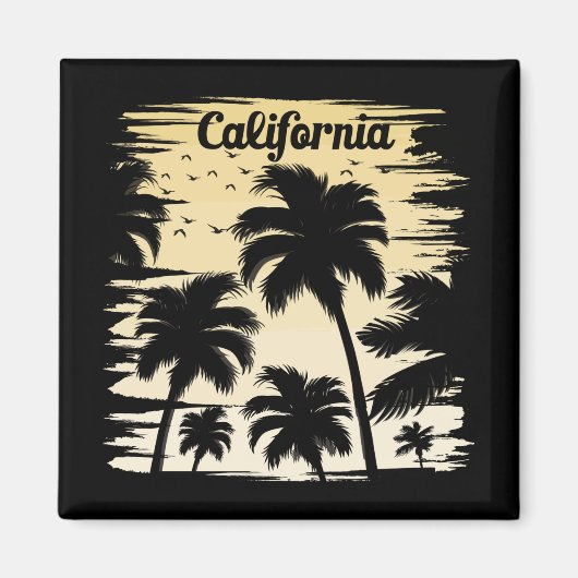 California Palm Tree Magnet (Vorne)