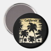 California Palm Tree Magnet (Vorderseite/Rückseite)