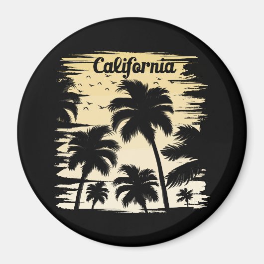 California Palm Tree Magnet (Vorne)