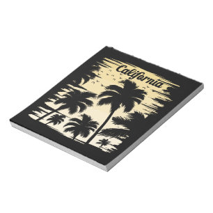 California Palm Tree Notizblock