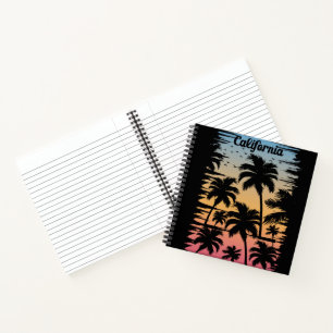 California Palm Tree Notizblock