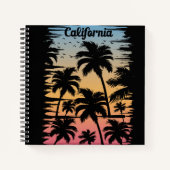 California Palm Tree Notizblock (Vorderseite)