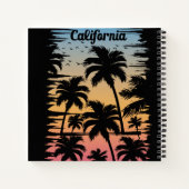 California Palm Tree Notizblock (Rückseite)