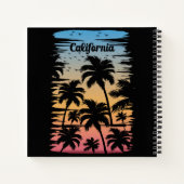 California Palm Tree Notizblock (Rückseite)