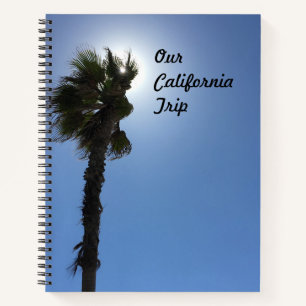 California Palm Tree Notizblock