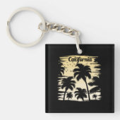California Palm Tree Schlüsselanhänger (Vorderseite)