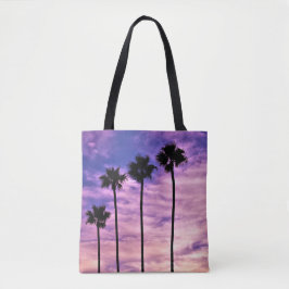 California Palm Tree Sunset Tasche