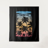 California Palm Tree Wandteppich (Vorderseite)