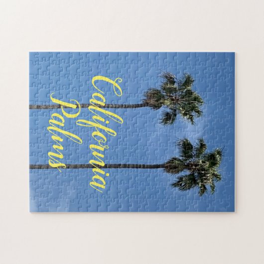 California Palm Trees Foto Jigsaw Puzzle (Horizontal)