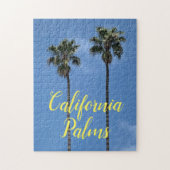 California Palm Trees Foto Jigsaw Puzzle (Vertikal)