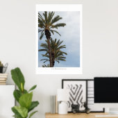 California Palm Trees Poster (Heimbüro)