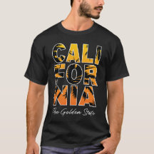 California Palmen T - Shirt mit ausgefüllten Buchs