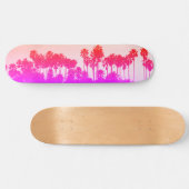 California Palms Skateboard Sunset FARBE! (Horizontal)