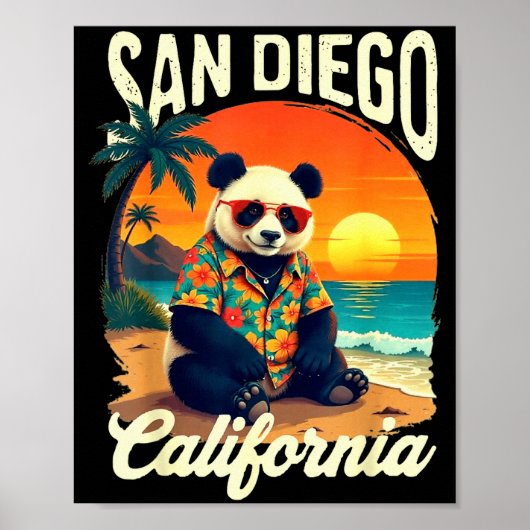 California Panda Zoo San Diego New Year 2025 Famil Poster (Vorne)