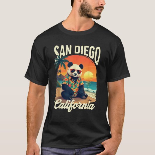 California Panda Zoo San Diego New Year 2025 Famil T-Shirt (Vorderseite)